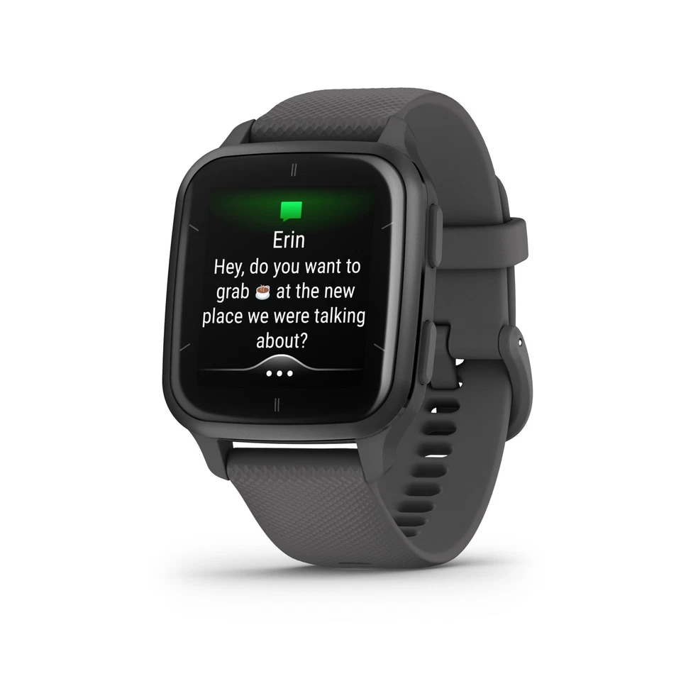 Garmin VENU SQ 2 Grau GPS Fitness Smartwatch 1.41"AMOLED Display Bluetooth ANT+