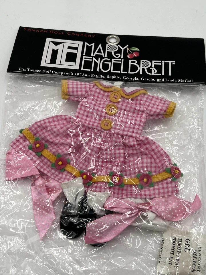 Conjunto de muñeca vintage Mary Engelbreit rosa Miss Smarty para 10" Tonner Ann Estelle Foto 2 de 4