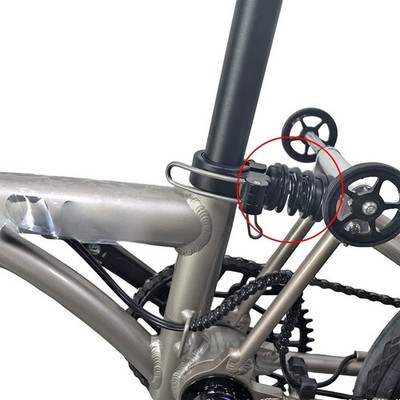 FÜR BROMPTON für Faltrad Stoßdämpfer Doppelfeder Federungssystem