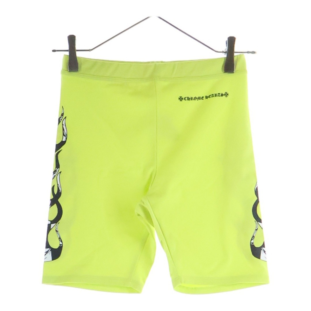 CHROME HEARTS Matte Boy Biker Shorts Yellow Women Used 5ea6849086cbd5343cc322c65