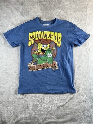 Spongebob SquarePants Nickelodeon Cowboy T-Shirt Men s Large Graphic Tee