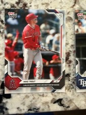 2026 TOPPS NOW MLB BASEBALL CARD ANGELS MIKE TROUT #91 5 HRs IN YANKEES SERIES