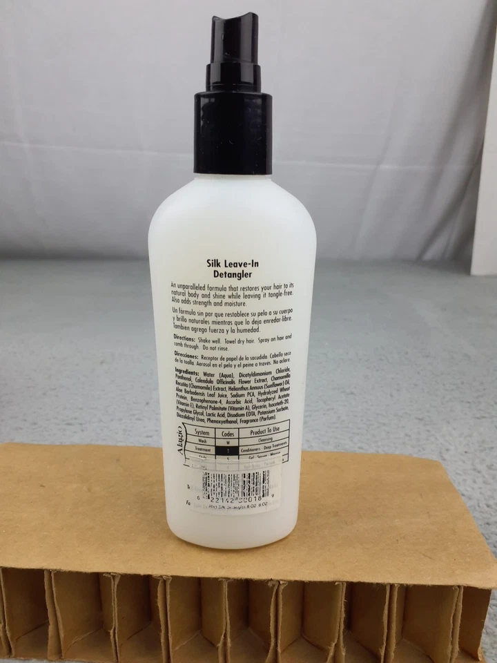1x Vintage Alagio Silk Leave In Detangler 8 Oz  - Image 4 of 4