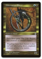 Hibernation Sliver (LP) Stronghold STH Magic MTG