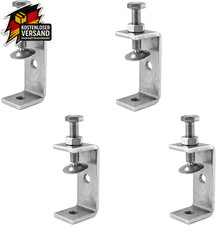 C Klemme Edelstahl Schraubzwinge C Zwingen Tischklemme Holzarbeiten Set 4 Stück
