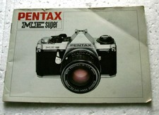 Pentax ME Super Owners Instruction Manual  Lenses And Accessories Booklet