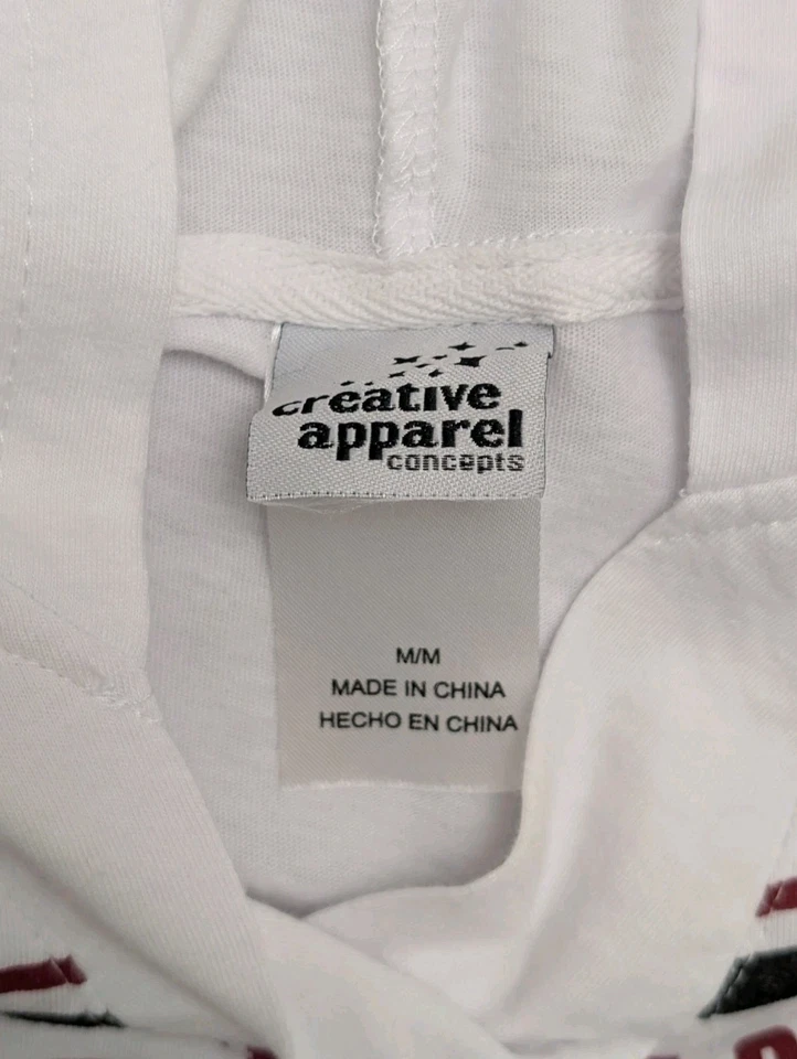 OU Sooners Hoodie Women's M White Long Sleeve T Shirt Lightweight Oklahoma  - Image 3 of 4