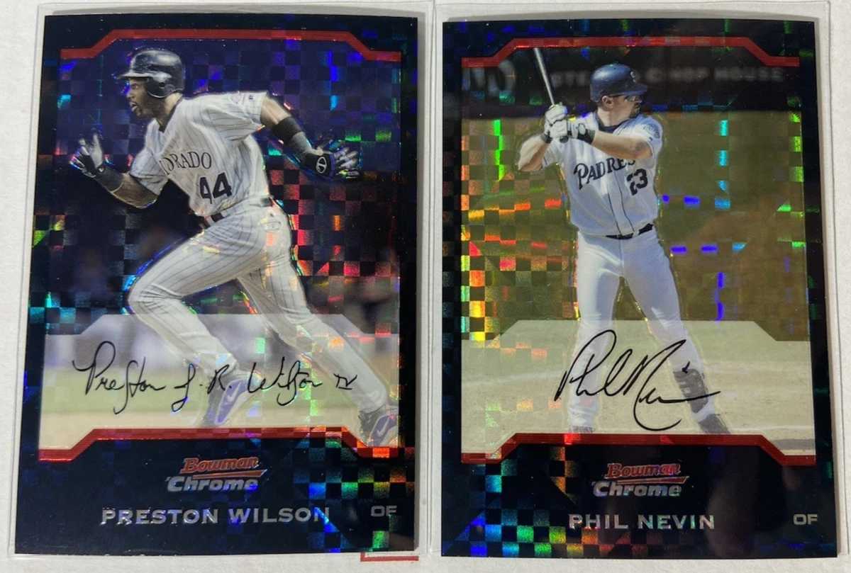 Preston Wilson Florida Marlins Baseball Sports Trading Cards 