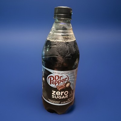 Dr. Pepper Creamy Coconut Zero LIMITED EDITION 20oz Bottle (Stored Cold!)