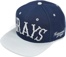 Big Boy Homestead Grays S141 Mens Snapback Cap [Navy Blue - Adjustable]