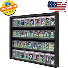 Graded Sports Card Display Case Lockable,Trading Card Collector Wall Display