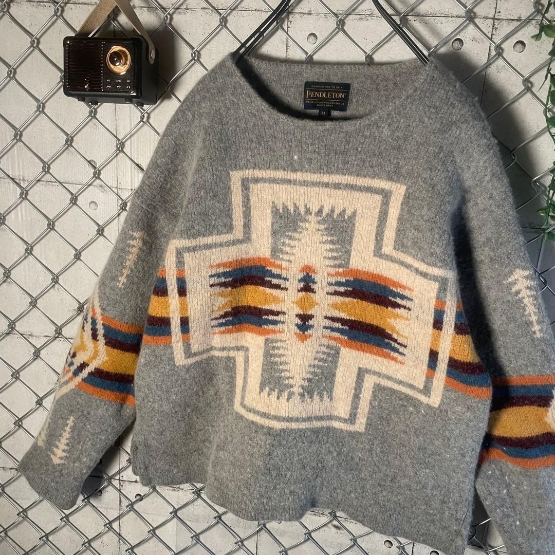 PENDLETON BAYFLOW Collaboration Knit Sweater Nati… - image 2