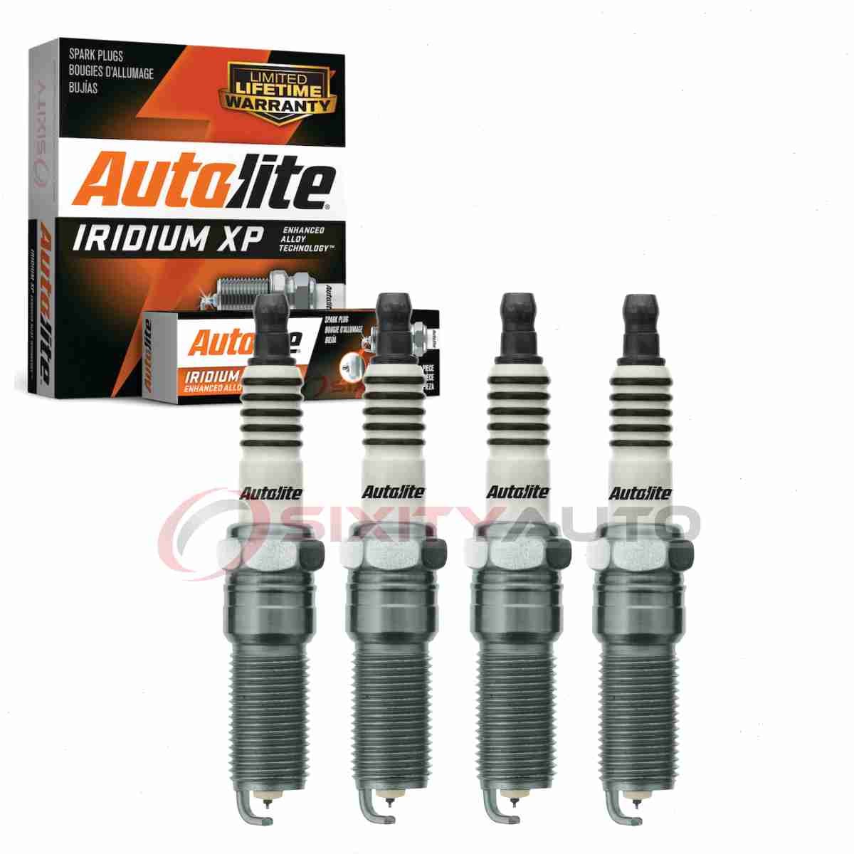 4 pc Autolite Iridium XP Spark Plugs for 2001-2002 Saturn L100 Ignition dm