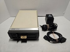Vintage Atari 1050 5.25" Floppy Disk Drive w/ Power Supply  Data Cable