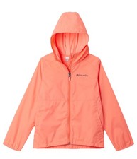 Columbia Girls  Switchback II Rain Jacket Hot Coral Size Small 7/8 NWT 35 ORG