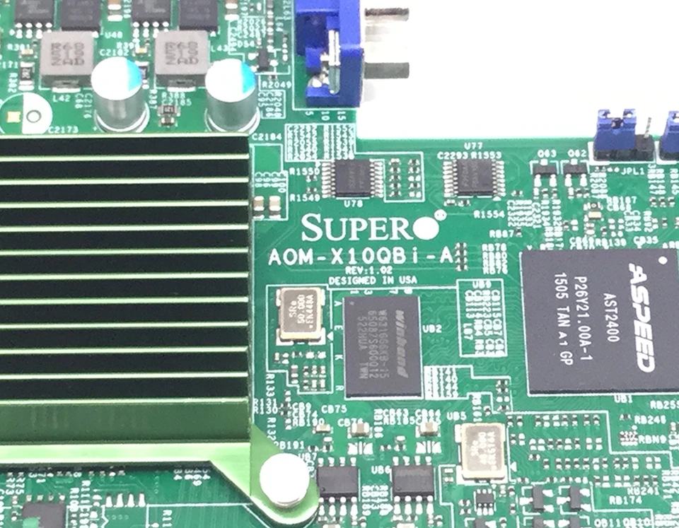 10GbE RJ45 Dual Port AOM-X10QBi-A Supermicro Intel X540 Chipset Low Profile - Image 3 of 4