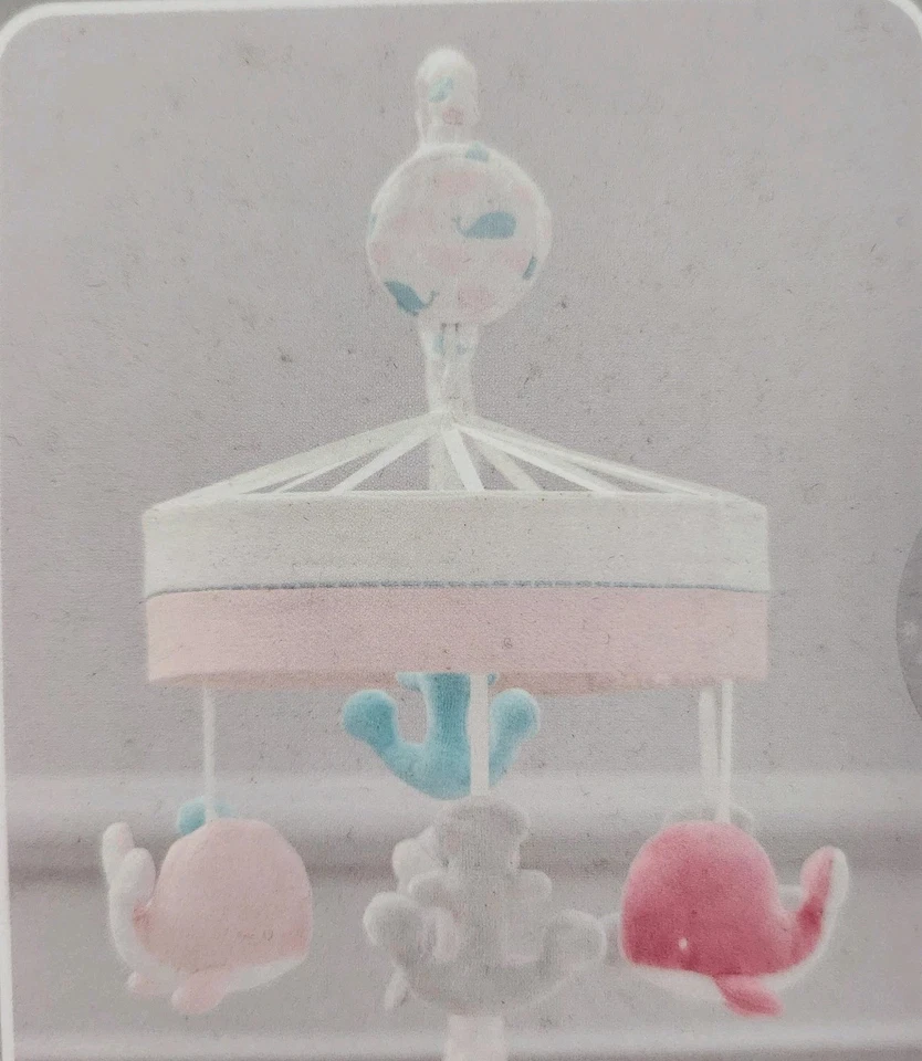 Just Born Musical Mobile Sail Into Your Dreams Sea Creatures Whales Náutico Nuevo en Caja Foto 2 de 4