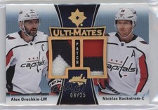 2022 Ultimate Collection 4/35 Alex Ovechkin Nicklas Backstrom #UTM-BO Patch 03vd