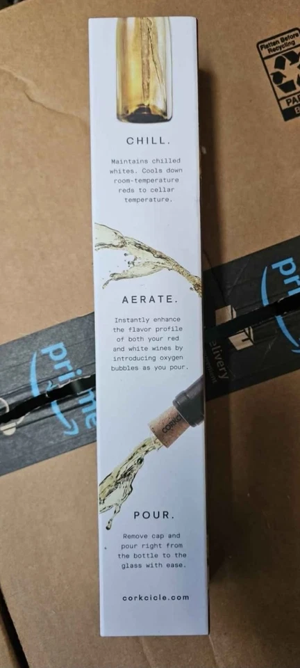 Nuevo Corkcle Air - Enfriador de vino, aireador y vertedor | Seguro para congelador ENVÍO GRATUITO Foto 3 de 4