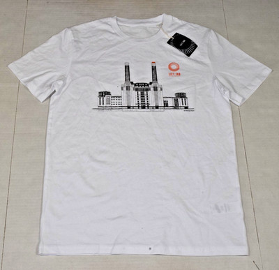 Mens T-Shirt Stanley Stella Size S Battersea Power Station Lift 109 Org Cotton