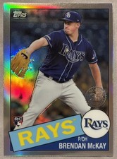2020 Topps Chrome - 1985 Topps Brendan McKay #85TC-13 (RC) Tampa Bay Rays