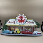 Vintage Coca Cola Family Drive-In Diner Wall Clock