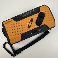 FosPower Emergency Solar Crank Portable NOAA Weather Radio FOSPWB2376 Tested