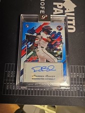 2025 Topps Pristine - Blue Pulsar Refractor Auto DARREN BAKER /75 #PA-DB