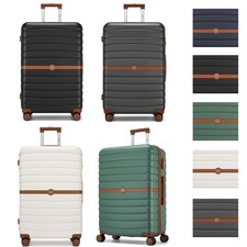 Kono 28Inch Hard Shell Large Suitcase 4 Wheels Check In Hand Luggage Travel Case