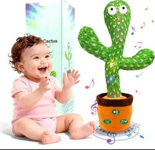 Interactive Dancing Mimicking Talking Cactus Toy Hilarious Gift For Toddlers