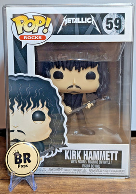 Funko POP! Rocks Metallica Kirk Hammett #59 Rare Vaults w/Pop Protector