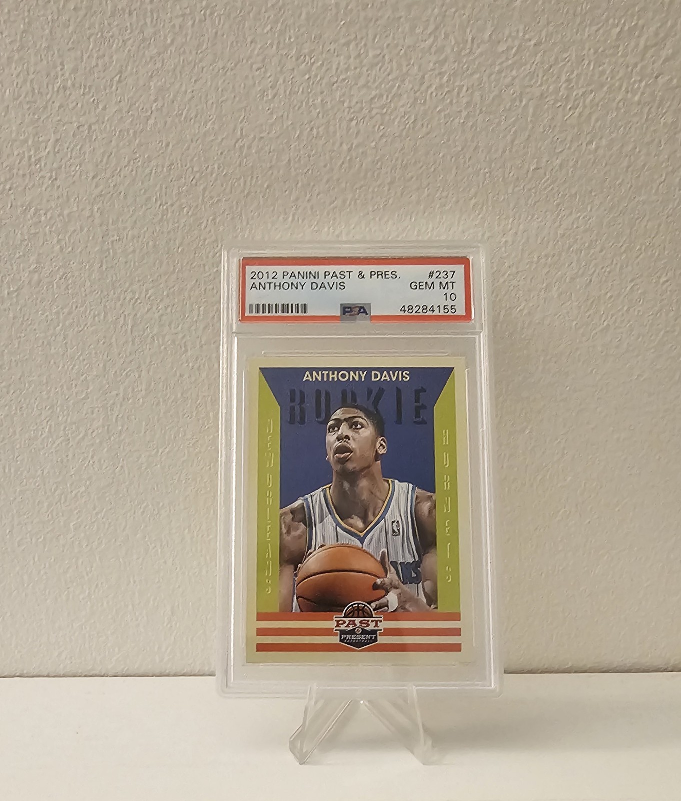 2012-13 Panini Past & Present Treads Anthony Davis #23 (RC) PSA 10