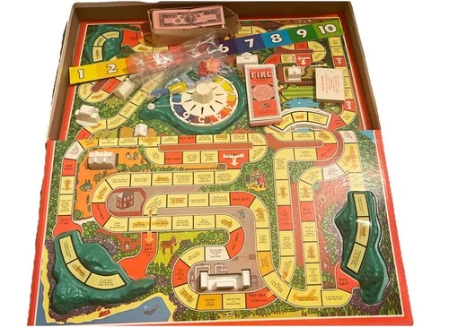 Vintage 1981 Milton Bradley The Game Of Life Board game Complete