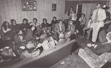 1975 Press Photo White Power Leader David Duke at a Meeting in Wichita 1975 Press Photo White Power Leader David Duke at a Meeting in Wichita