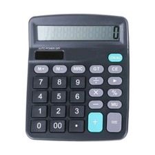 12 Digit Display Large Button Desktop Calculator Home Office School Stationery