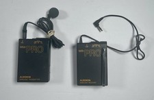 Azden WM-PRO Wireless Transmitter and WR-PRO Receiver W/ Lapel Microphone