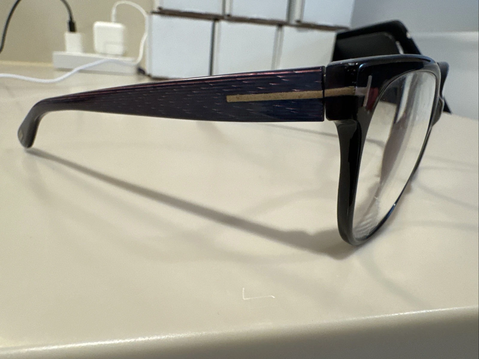 Tom Ford 5291 005 Black Turquoise Eyeglasses TF5291 005 55mm Frames Only #L79