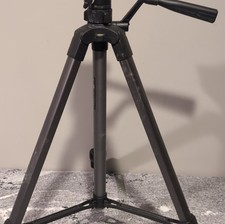 Canon Aluminum Camera Tripod Pan/Tilt Head Adjustable Legs Universal Fit