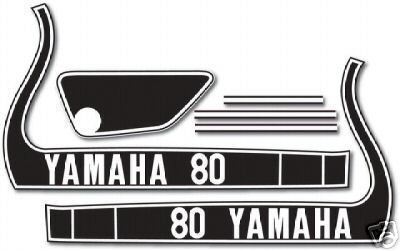 YAMAHA 1974 GTMXA GT80 COMPLETE DECAL GRAPHICS KIT