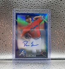 2016 Bowman Chrome Ricardo Sanchez Braves Auto Refractor /150