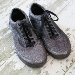 rainbow glitter vans