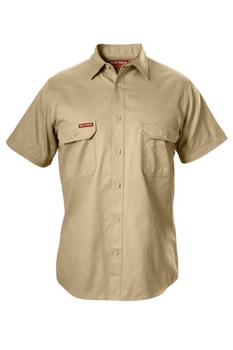 Hard Yakka Cotton Drill Shirt Short Sleeve Y07510 - All Colours, XS - 6XL - Picture 8 of 14