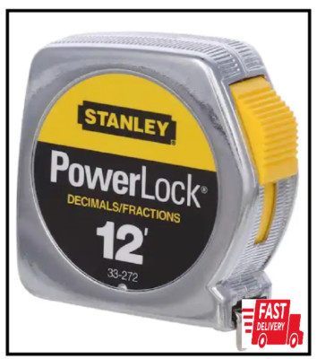 12 Ft. Powerlock Tape Measure W/ Decimal Scale | Stanley X Engineer's Case Die