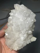 433g Natural White Quartz Crystal Cluster Specimen N617