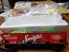 MTH RAIL KING 30-75434 2013 TCA SWITZER'S 4 BAY HOPPER CAR NIB O SCALE RARE
