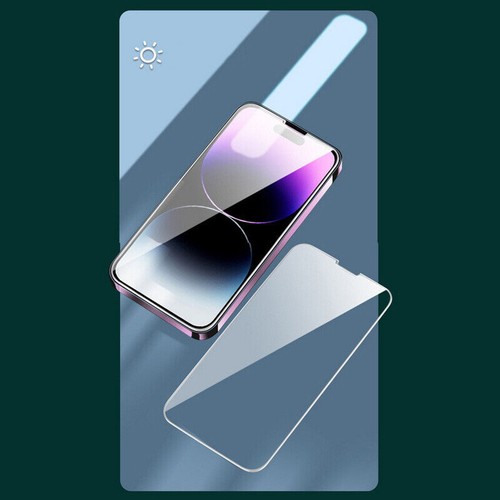 Película de pantalla de vidrio templado brillante luminoso nocturno para iPhone 14 13 12 11 Pro Max - Imagen 9 de 16