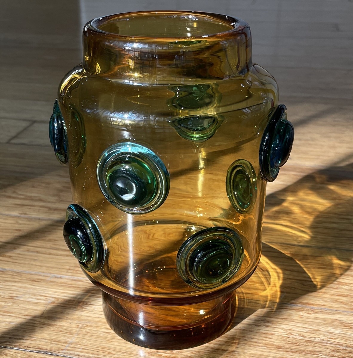 Studio Art Glass JOSEF HOSPODKA PRACHEN GLASS WORKS 21cm Vase | eBay