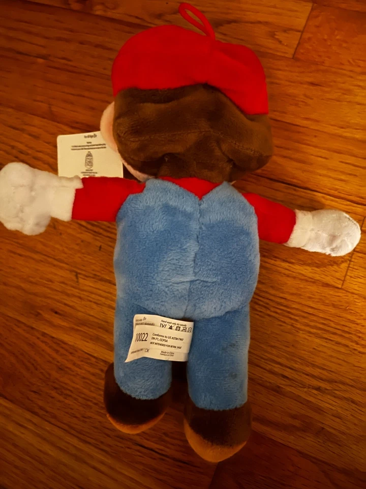 Nintendo Good Stuff Super Mario Bros Mario mini Plush Doll Stuffed Toy 10" - Image 2 of 2