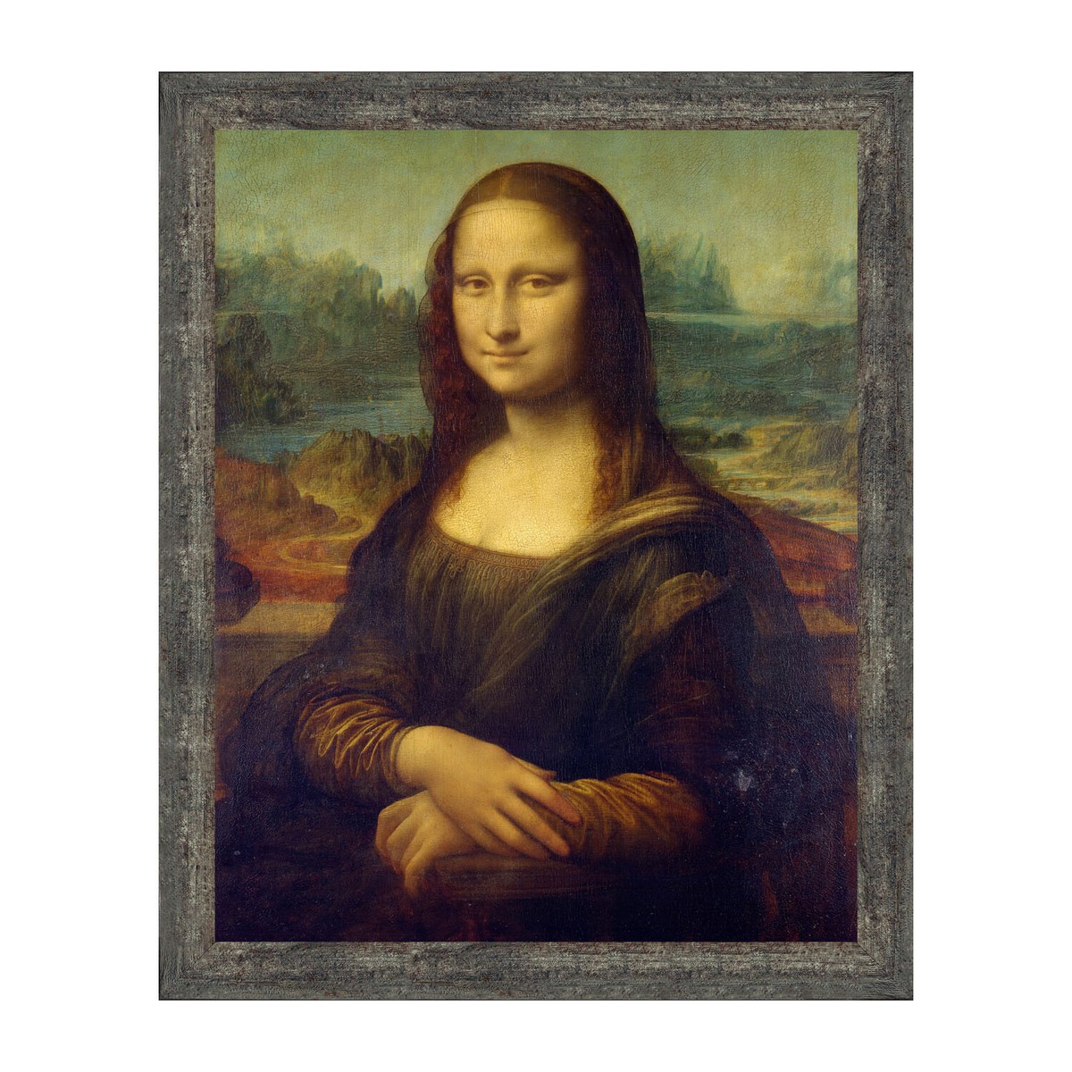 75枚限定 Leonardo Da Vinci Mona Lisa Mona Lisa by Leonardo Da Vinci, World Famous Wall Art Collection