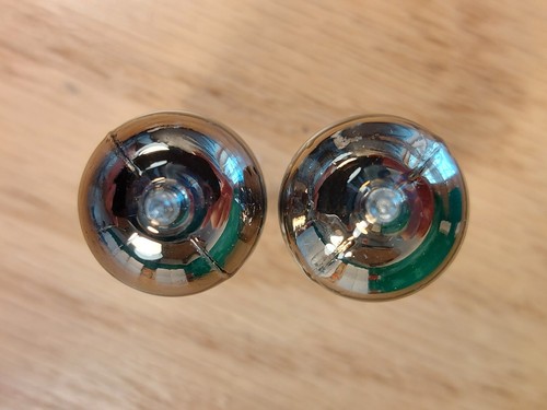 Pair of Amperex 7308 E188CC D-getter 1959 VR0 Holland Vacuum Tubes - 10% matched - Bild 7 von 11